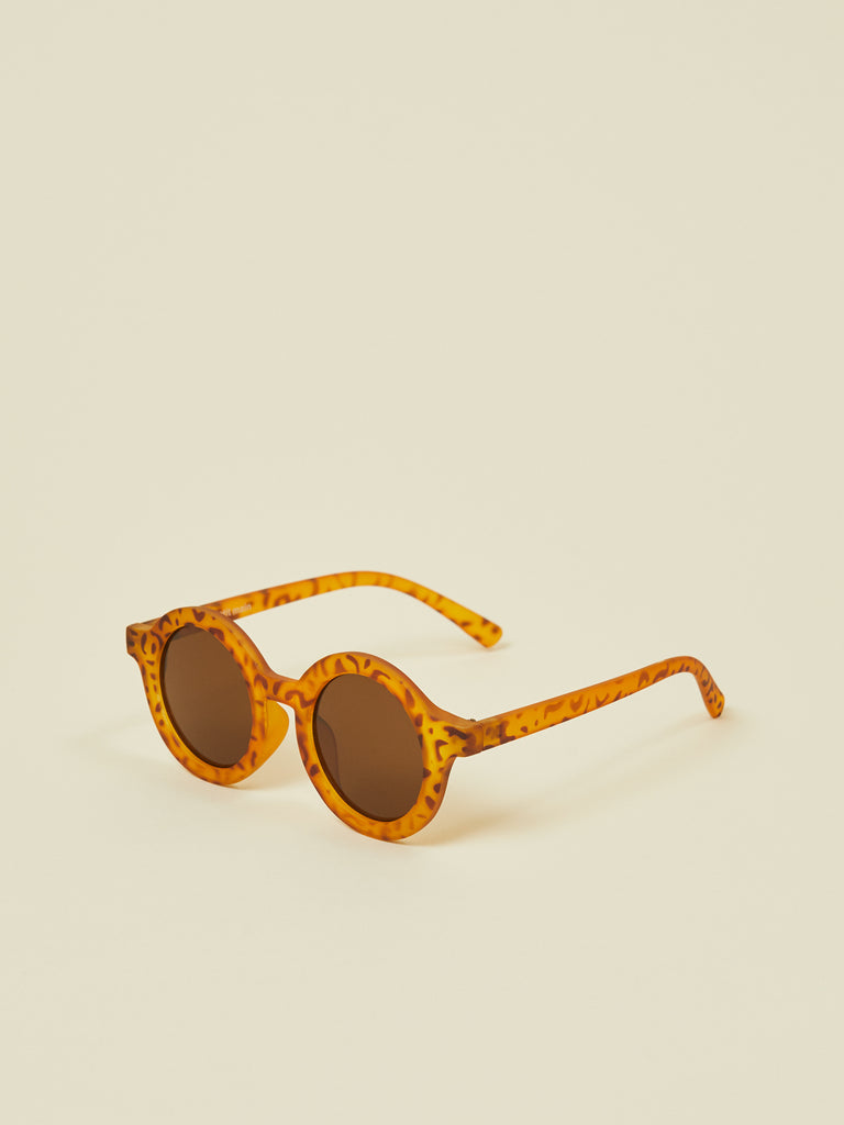 Brown Round Sunglasses for Kids