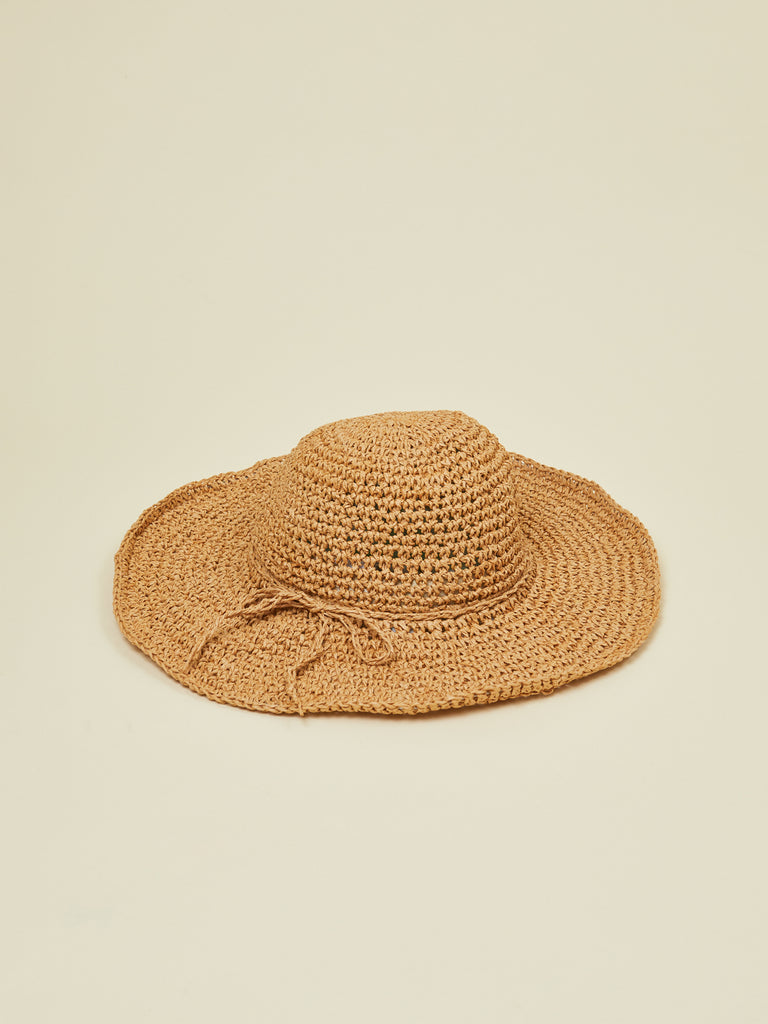 Brown Straw Woven Sun Hat