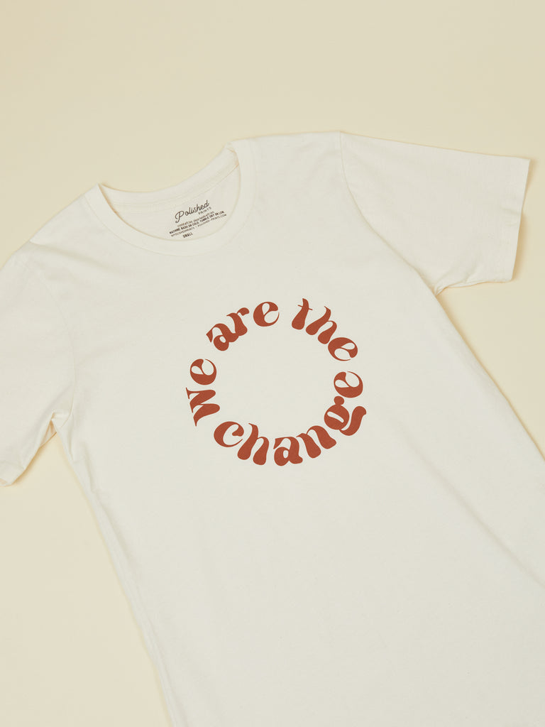 Light Beige Women's Long Sleeve Graphic  T Shirt