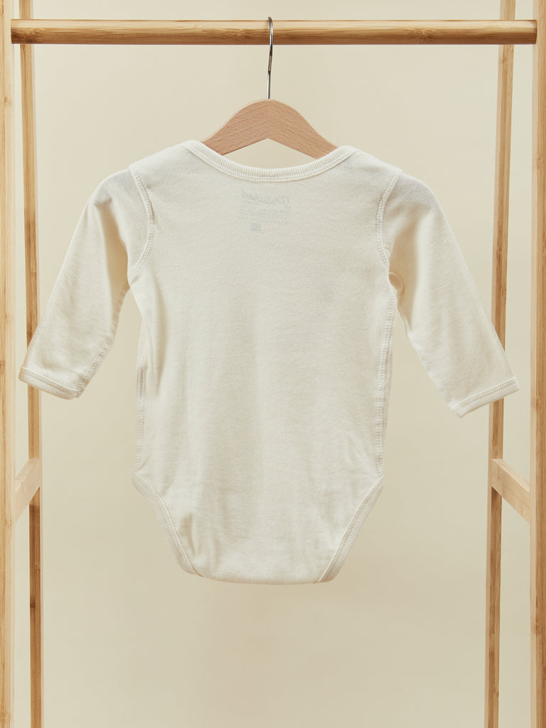 Light Beige Long Sleeve Graphic Baby Toddler Onesie