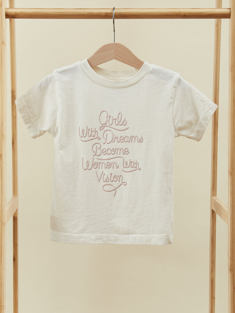 Baby Toddler Cream Short Sleeve Graphic T Shirt