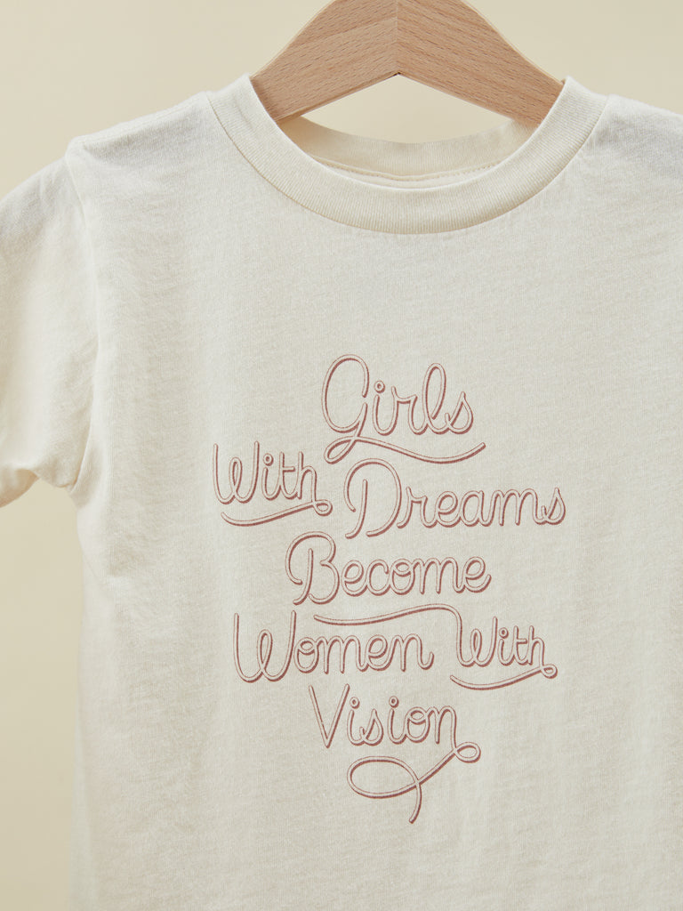 Baby Toddler Cream Short Sleeve Graphic T Shirt