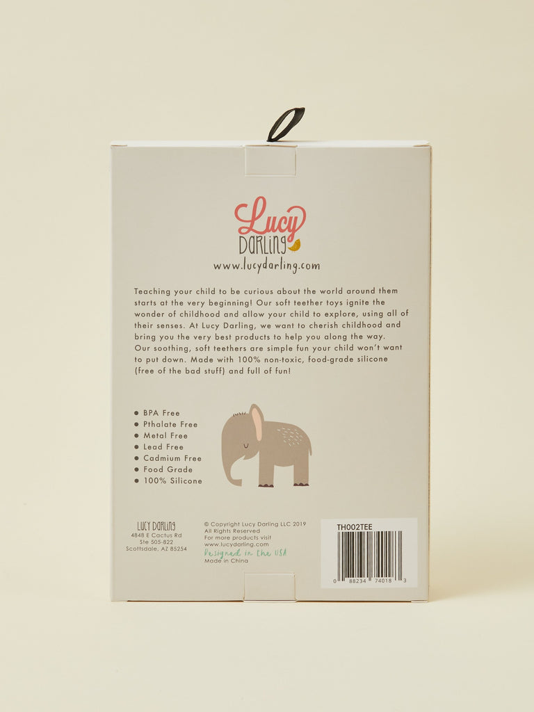 Elephant and Binoculars Baby Teether