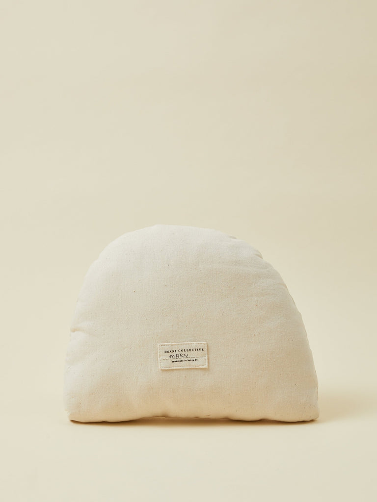 Brown and White Rainbow Print  Baby Pillow Décor