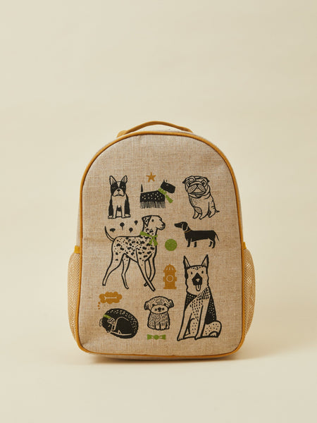 Brown Pups Toddler Backpack