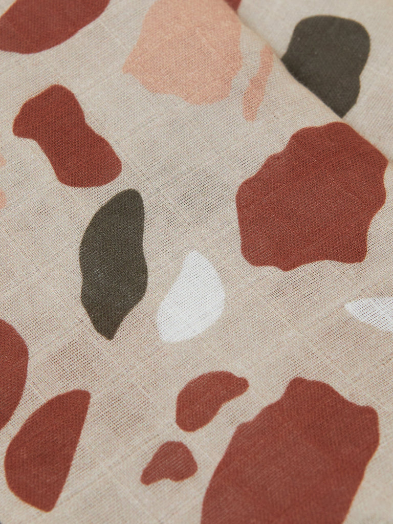 Light Terrazzo Muslin Baby Swaddle Blanket