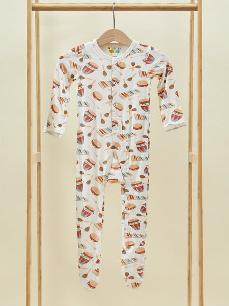 Baby footed onesie pajamas