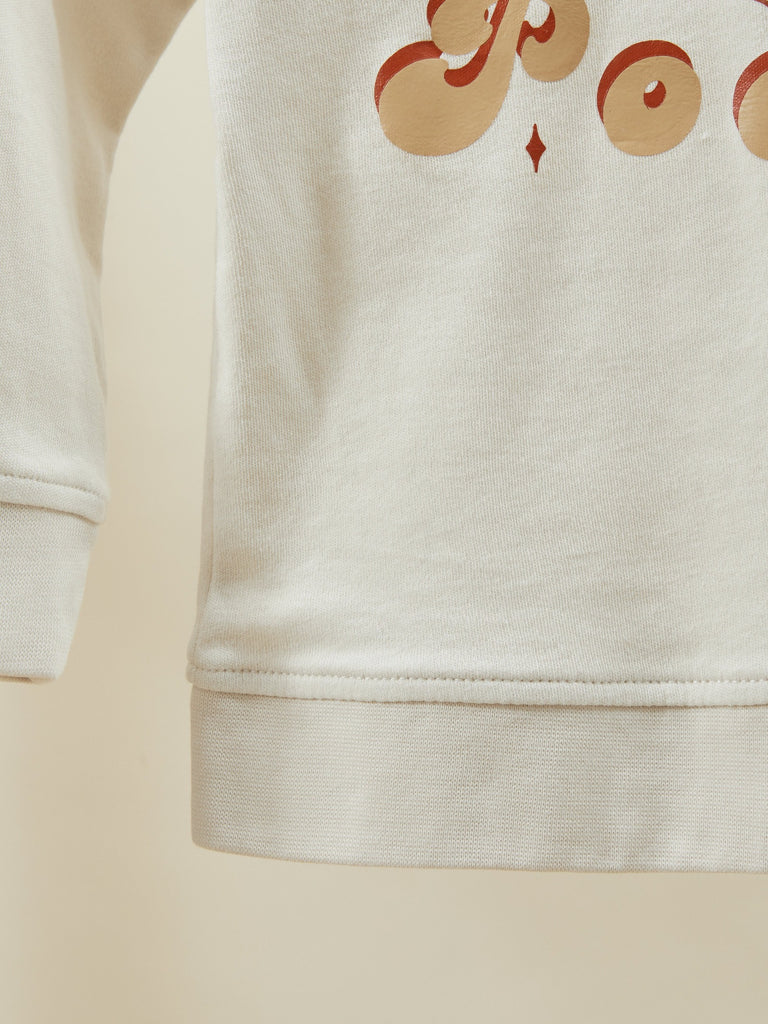 Light Beige Long Sleeve Pullover Shirt