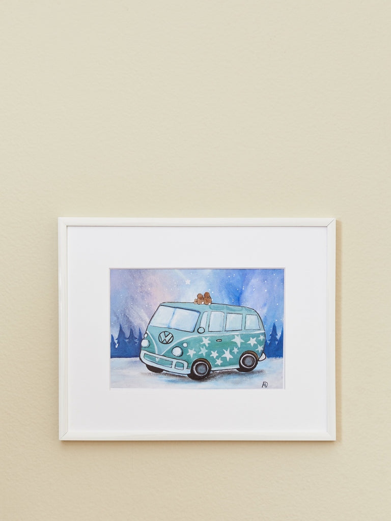 VW Adventures Framed Art Print