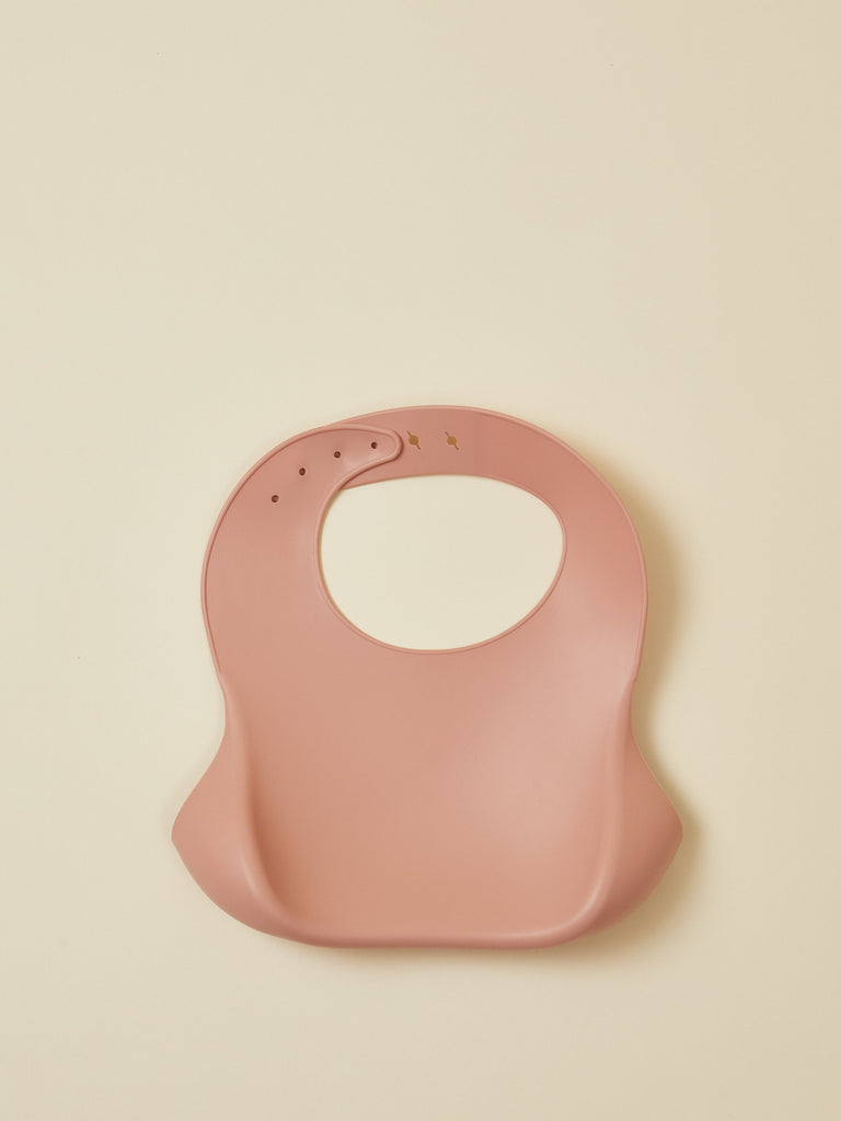 Pink Sands Silicone Bib with Front Open Pocket