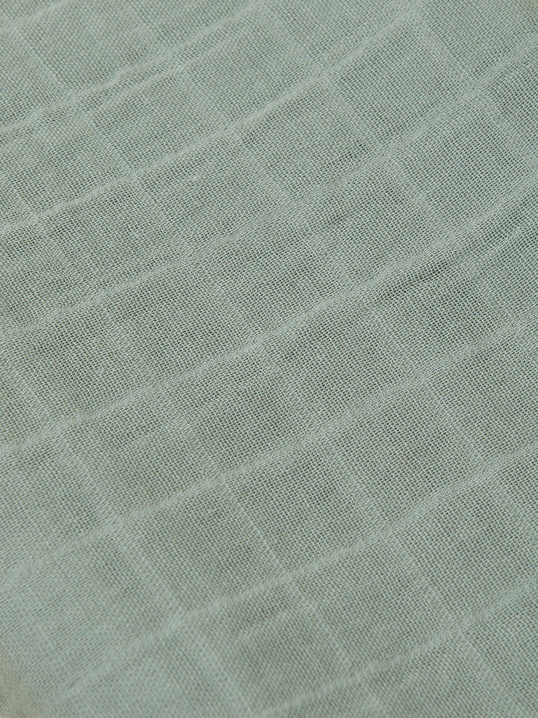 Coastal Blue Organic Cotton Swaddle