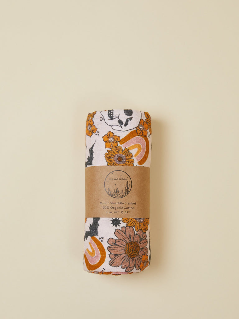 Multi-color Print Baby Swaddle Blanket