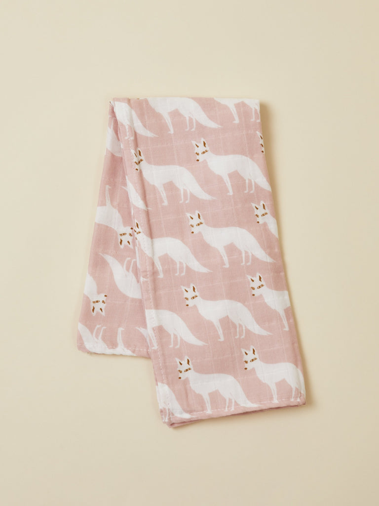 Fox Print Baby Bandana Bib
