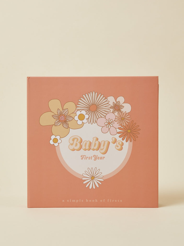 Flower Child Boho Baby's First Year Memory Book
