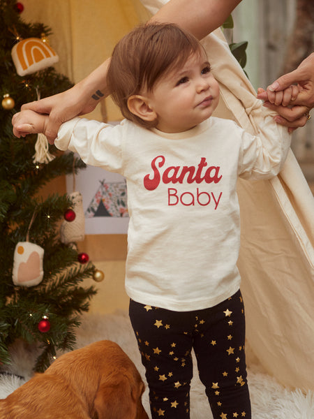 Light Beige Long Sleeve Baby Pullover Shirt