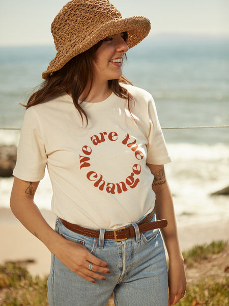 Light Beige Women's Long Sleeve Graphic  T Shirt