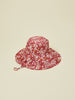 Red and White Floral Print Baby Toddler Sun Hat