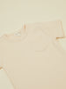 Light Beige Short Sleeve Top and Shorts Baby 2 Piece Set