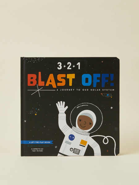 321 Blast Off! Children's Space Lift Flap Learning  Book