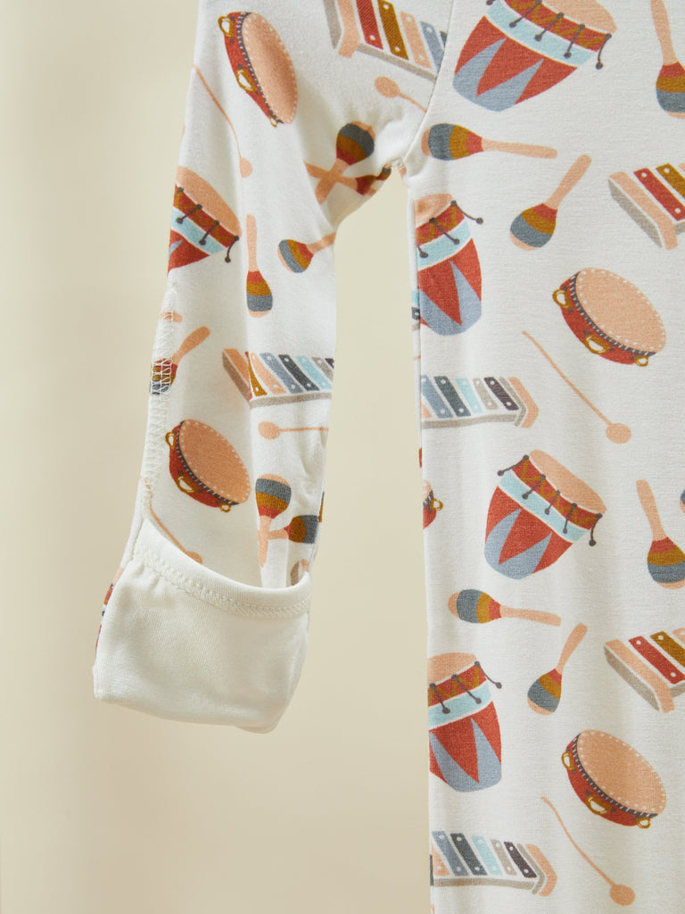 Baby footed onesie pajamas