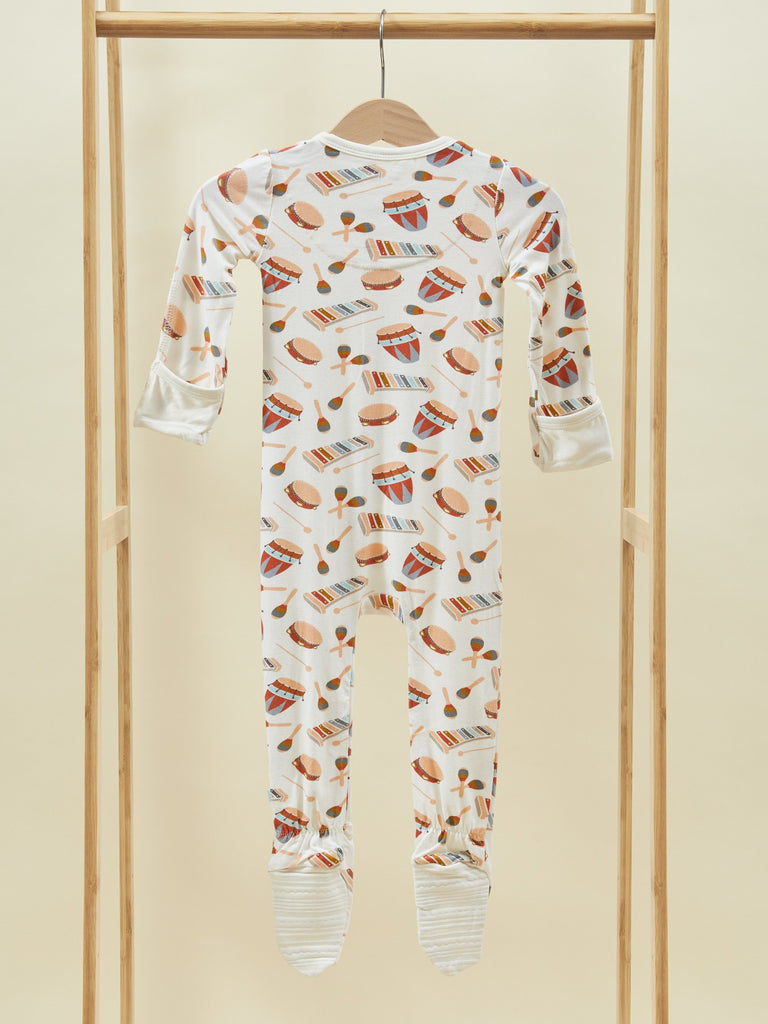 Baby footed onesie pajamas