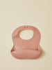 Pink Sands Silicone Bib with Front Open Pocket