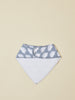 Soft Blue Hedgehog Baby Bandana Bib