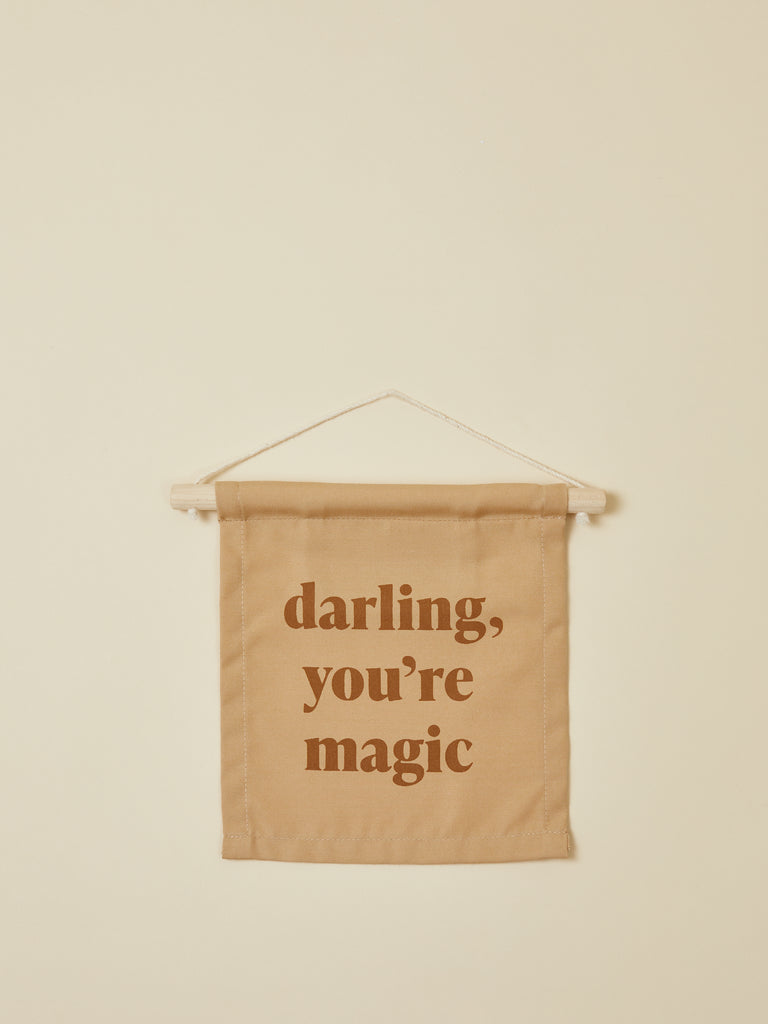 "Darling, You're Magic" Canvas Wall Hanging Sign