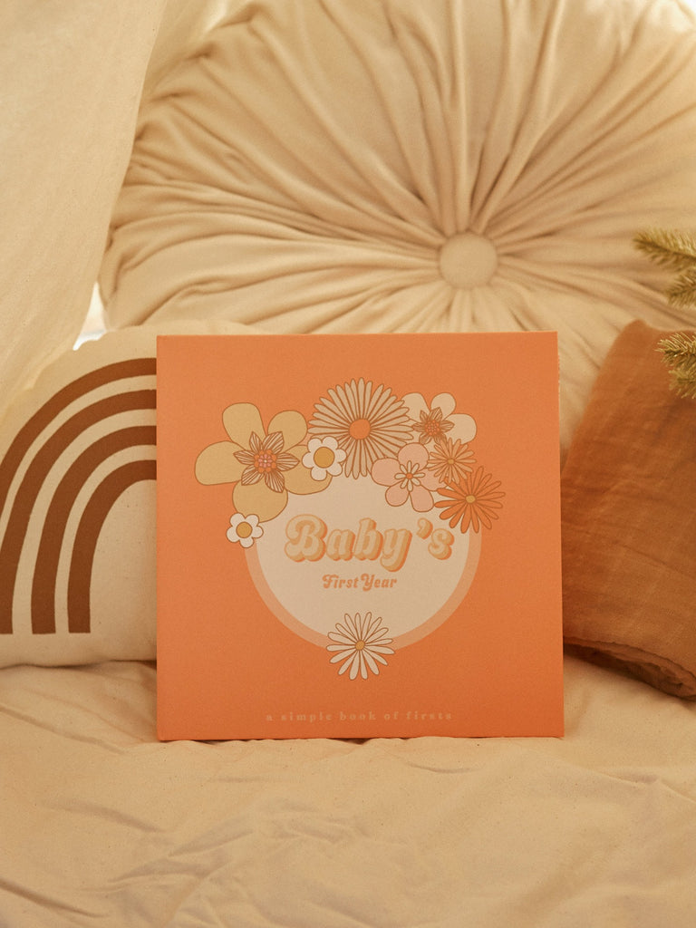 Flower Child Boho Baby's First Year Memory Book