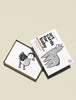 Baby Art Cards Set With Contrast Animals